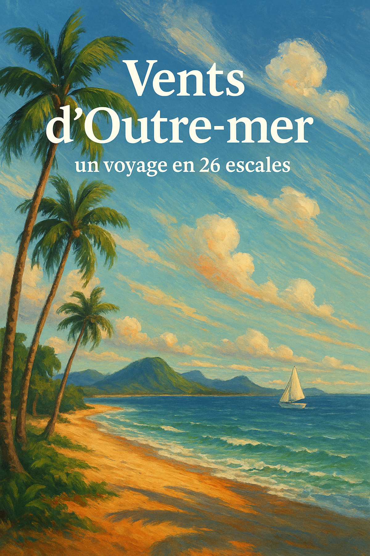 Couverture de Vents d’Outre-Mer, un voyage en 26 escales